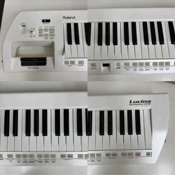 【中古】ローランド Roland Lucina AX-09 [シンセサイザー 37鍵盤 パールホワイト] - 画像 (3)