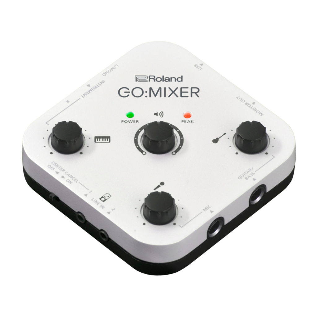 【未使用】Roland GO MIXER PRO ホワイト（ローランド） Amazon | Roland GO:MIXER PRO スマートフォン用 配信オーディオ
